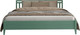 Миниатюра изображения товара Двуспальная кровать Dipriz Саргас 160х200 / Д.83063.1 (pantone 5497)