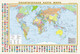 Миниатюра изображения товара Настенная карта АСТ Полит-ая карта мира с флагами. Федеративное устройство России