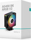 Миниатюра изображения товара Кулер для процессора Deepcool AG400 BK ARGB V2 (R-AG400-BKAMMN-GJD)
