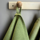 Миниатюра изображения товара Набор полотенец ОМурМебель Хозяйственные с рюшами 45x70см (3шт, зеленый)