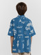 Миниатюра изображения товара Рубашка детская Mark Formelle 113445 (р.134-68, узоры на пепельно-синем)