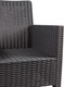 Миниатюра изображения товара Кресло садовое ВПМ Ротанг / 6199088 (темно-серый)