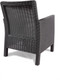 Миниатюра изображения товара Кресло садовое ВПМ Ротанг / 6199088 (темно-серый)