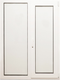 Миниатюра изображения товара Окно ПВХ Добрае акенца Двухстворчатое с поворотно-откидной створкой 3 стекла (1000x1000)