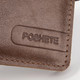 Миниатюра изображения товара Портмоне Poshete 604-087/1-V/NP-BRW (коричневый)