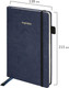 Миниатюра изображения товара Ежедневник Brauberg Velvet / 116239 (80л, синий)