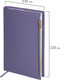 Миниатюра изображения товара Ежедневник Brauberg Zipline / 116249 (160л, фиолетовый)