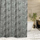 Миниатюра изображения товара Шторка-занавеска для ванны Miranda Damla Grey 180x200