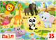 Миниатюра изображения товара Пазл Puzzle Time Веселый зоопарк / 6880918 (35эл)