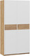 Миниатюра изображения товара Шкаф-купе ТриЯ Оскар Скания Т2 1200 / 268345 (ручка белая/дуб крафт золотой/белый снег/дуб тортугга)