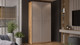 Миниатюра изображения товара Шкаф-купе ТриЯ Оскар Скания Т2 1200 / 268355 (ручка серебро/дуб крафт золотой/кашемир/кашемир сатин)