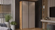 Миниатюра изображения товара Шкаф-купе ТриЯ Оскар Скания Т2 1200 / 268367 (ручка черная/дуб крафт золотой/кашемир/кашемир сатин)