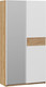 Миниатюра изображения товара Шкаф-купе ТриЯ Оскар Скания Т2 1200 / 268571 (ручка белая/дуб крафт золотой/белый снег/дуб тортугга)