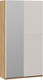 Миниатюра изображения товара Шкаф-купе ТриЯ Оскар Скания Т2 1200 / 268573 (ручка белая/дуб крафт золотой/кашемир/кашемир сатин)