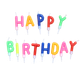 Миниатюра изображения товара Набор свечей для торта S.G. Home Happy Birthday SG-CC-HBC (разноцветный)