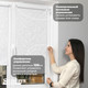 Миниатюра изображения товара Рулонная штора Sundays Home LM 97-11 67х160 с 2-мя направляющими LM-15 150см (белый)