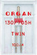 Миниатюра изображения товара Набор игл для бытовой швейной машины Organ 1-100/4 (двойные)