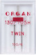 Миниатюра изображения товара Набор игл для бытовой швейной машины Organ 1-100/6 (двойные)