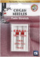Миниатюра изображения товара Набор игл для бытовой швейной машины Organ 2-75/2.5 супер стрейч (двойные)
