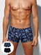 Миниатюра изображения товара Комплект мужских трусов Mark Formelle 411216-2 (р.86-96, мотодетали на глубоком синем/черный)