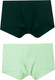 Миниатюра изображения товара Комплект мужских трусов Mark Formelle 411216-2 (р.94-104, зеленая дымка/зеленый бархат)