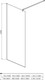 Миниатюра изображения товара Душевая стенка Aquatek 90x200 / AQ WIW 09020GM