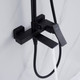Миниатюра изображения товара Душевая система со смесителем Shevanik S4436H (черный)
