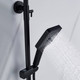 Миниатюра изображения товара Душевая система со смесителем Shevanik S4436H (черный)