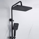 Миниатюра изображения товара Душевая система со смесителем Shevanik S4436H (черный)