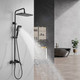 Миниатюра изображения товара Душевая система со смесителем Shevanik S4436H (черный)