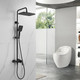 Миниатюра изображения товара Душевая система со смесителем Shevanik S4436H (черный)