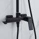 Миниатюра изображения товара Душевая система со смесителем Shevanik S4436H (черный)