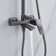 Миниатюра изображения товара Душевая система со смесителем Shevanik S4436T (оружейная сталь)