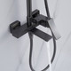 Миниатюра изображения товара Душевая система со смесителем Shevanik S4436T (оружейная сталь)