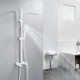 Миниатюра изображения товара Душевая система со смесителем Shevanik S6826C (белый)