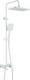 Миниатюра изображения товара Душевая система со смесителем Shevanik S6826C (белый)