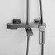 Миниатюра изображения товара Душевая система со смесителем Shevanik S6836T (оружейная сталь)