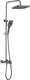 Миниатюра изображения товара Душевая система со смесителем Shevanik S6836T (оружейная сталь)