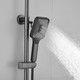 Миниатюра изображения товара Душевая система со смесителем Shevanik S6836T (оружейная сталь)