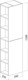 Миниатюра изображения товара Шкаф-полупенал для ванной IDDIS Zodiac X ZDX35W0i97 (белый)