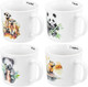 Миниатюра изображения товара Набор кружек Elan Gallery New Bone China Сурикаты+Капибара+Панда+Коала / 230252-4