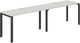 Миниатюра изображения товара Комплект письменных столов Norden 280х60х75 / SG.224.SH.63.AN (антрацит/серый бархат)