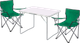 Миниатюра изображения товара Комплект складной мебели Sundays ZC-CT004/ZC-CC005 (темно-зеленый)