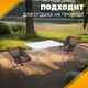 Миниатюра изображения товара Комплект складной мебели Sundays ZC-CT004/ZC-CC012-1 (черный)