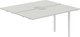 Миниатюра изображения товара Комплект столов модульных Norden 280х123.8х75 / SG.212.SH.44.WH (белый/серый бархат)