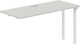 Миниатюра изображения товара Стол модульный Norden 280х60х75 / SG.264.SH.44.WH (белый/серый бархат)