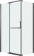 Миниатюра изображения товара Душевой уголок Grossman Pragma 100x100x195 / 120.K33.03.1010.21.02 (черный матовый/стекло шиншилла)