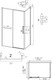 Миниатюра изображения товара Душевой уголок Grossman Style 110x100x195 / 120.K33.05.1110.21.00 (черный матовый/стекло прозрачное)