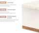 Миниатюра изображения товара Матрас в кроватку Plitex Orto Foam ПМ-03/2 (1600х700х120мм)