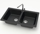 Миниатюра изображения товара Мойка кухонная Marrbaxx 20/Q4 / F020Q004 (черный)